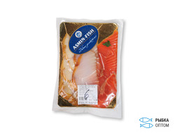 Нарезка ассорти «Asmin-Fish» семга + масляная рыба х/к 200 гр