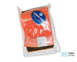 Сёмга слабосоленая «Asmin-Fish» пласт по 1 кг